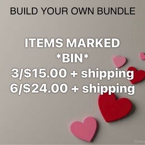 BUILD YOUR BUNDLE BOX!  Read description